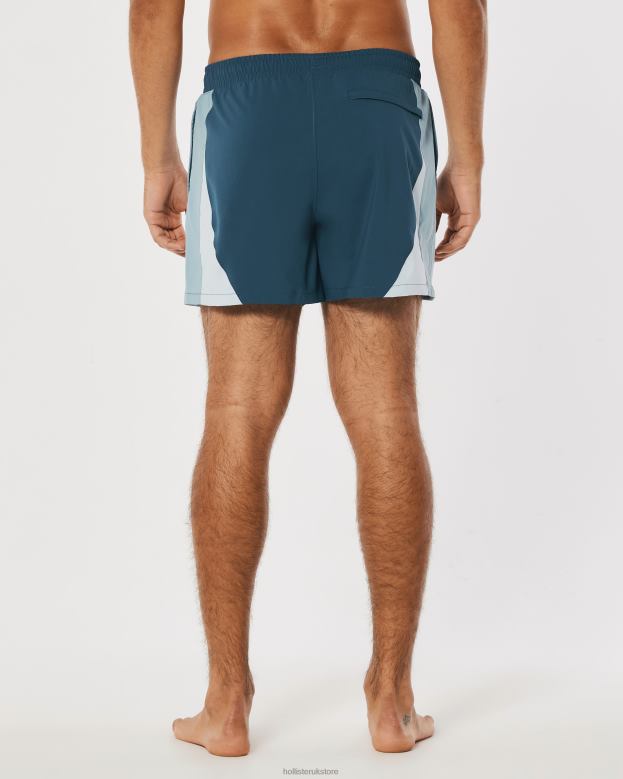 Bottoms Hollister Men Gilly Hicks Swim Trunks 5\\ 488201402 Blue
